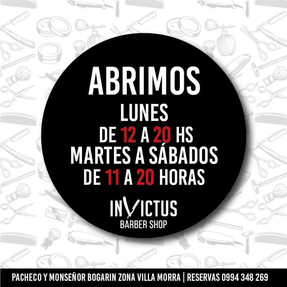 Creacion web para Invictus Barber Shop — Asuncion